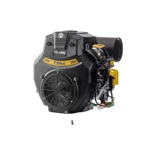 16.8-3600 Rated Output 2 Cylinder Gasoline Engine TJ740 with Forced Cooling and