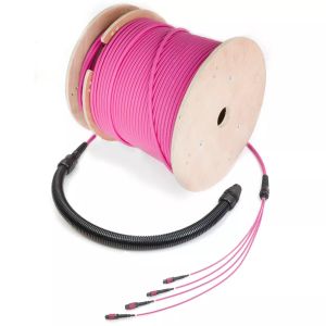 96 Core Om4 Mpo To Mpo Trunk Cable Patch Cord Female Type B Multimode