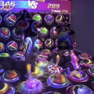 Jumping Ball AR Interactive Games DLP Projection Immersive Math Fruit Fun