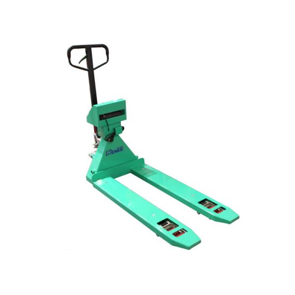 Quality Manual 3000Kg Pallet Jack Scale Truck With Weight Indicator wholesale