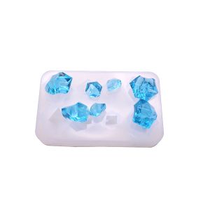 Customized Silicone Resin Mold Handmade Gem Silicone Tray Molds For Resin Epoxy