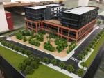 Displaying Use 3D Printed Building Models Handmade Artwork 2 * 1 . 8M
