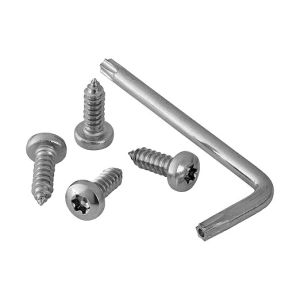 China Anti Theft License Plate Screws Rustproof Stainless Steel Car Tag Plate Mounting Hardware M6 1/4 Tamper Proof Screws For Front Rear Frame Holder Mounting on sale