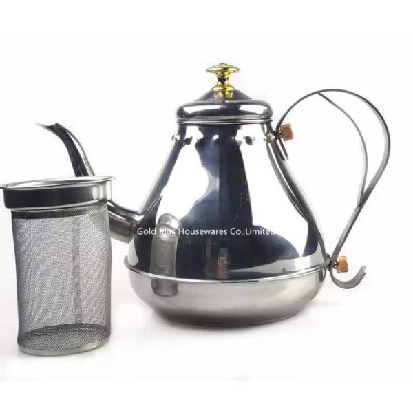 Wholesale coffee pot stainless steel stovetop pourover coffee kettle leak-proof large-capacity tea pot