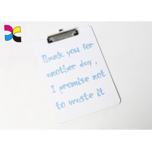 Cardboard Back Colorful Printed File Folders With Clip Glossy / Matt Lamination