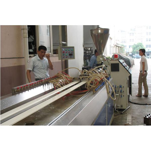 Quality Double Screw Plastic Profile Extrusion Line PVC Door and Frame Profile Making Machine wholesale