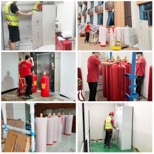 Fire Alarm Fm 200 System Automatic Clean Agent Gas Fire Extinguisher F