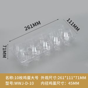 Clear Plastic Egg Cartons - Clear Containers With Date Labels - Bulk Egg Storage