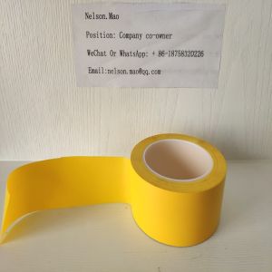 Caution Warning Road Marking Tape / Aisle Marking Tape Roll Size 1250mmx18/30m