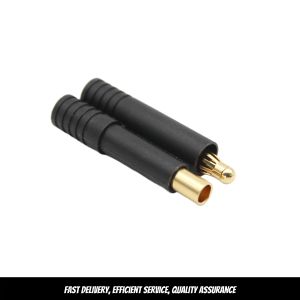 Aircraft Lithium Battery Banana Plug Socket , 4.0mm Double Banana Connector