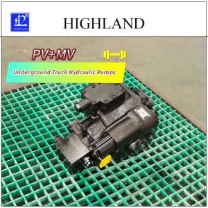 PV22 MV23 Cast Iron Underground Truck Hydraulic Pumps With Max Displacement And