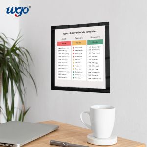 ODM A4 Self Adhesive Wall Mounted Sign Holder ISO 9001 On All Smoothly Surface