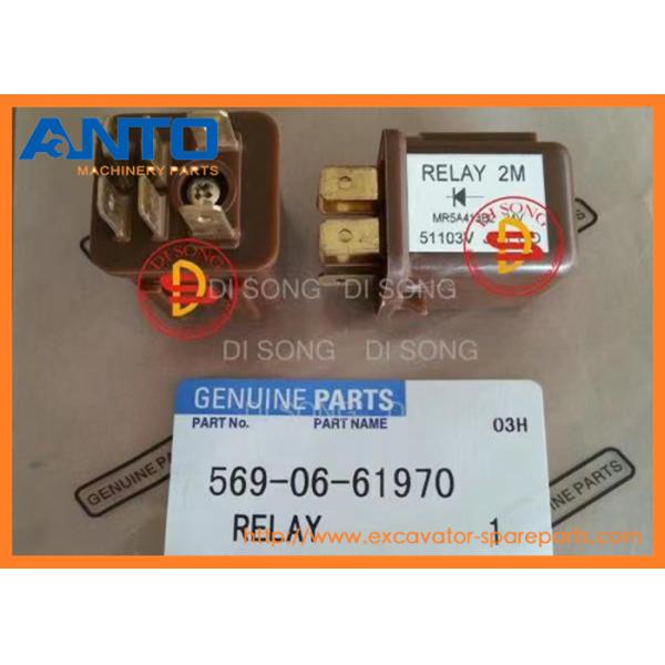Quality 569-06-61970 5690661970 Relay Excavators Electric Parts Fit KOMATSU HB205 HB215 PC118MR PC130 wholesale