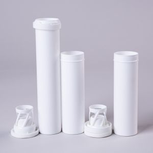 China Food Grade PP Customized Printing Effervescent Tablet Tube for Vitamin C Packaging on sale
