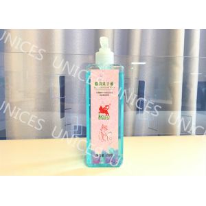 China Blue Liquid Antibacterial Hand Sanitizer , Sterilized Antimicrobial Hand Sanitizer on sale