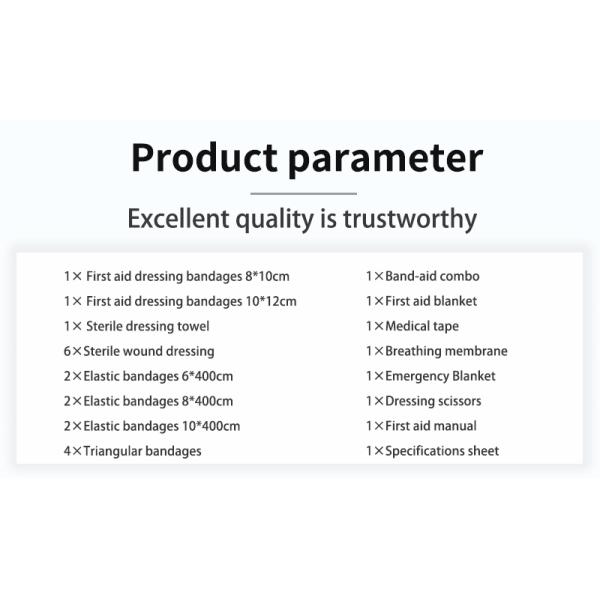 Best Selling Austrian Standard First Aid Kit/car/home/outdoor/multi-function Emergency Kit