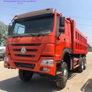 China Sinotruk HOWO 6x4 Heavy Duty Dump Truck with 400L Fuel Tank Right Hand Driving and Air Suspension Seat on sale