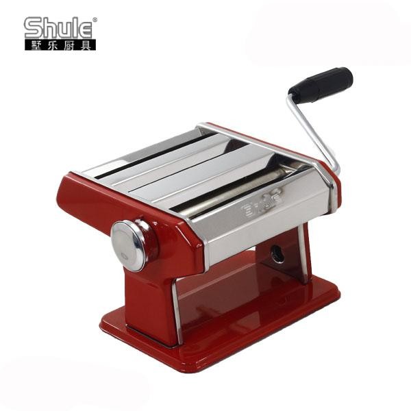 Quality Shule Multifunctional Manual Pasta Maker Red 150mm Homemade Pasta Maker wholesale