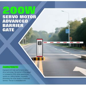 DC Servo Motor 200W Parking Barrier Gate with 1.3~6s Adjustable Lift and Drop