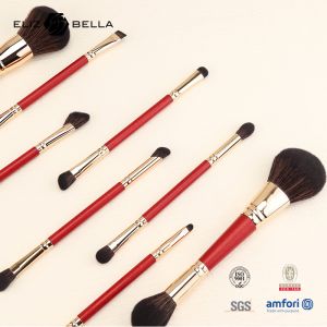 Private Logo Branding Option Makeup Brush Collection Made of Aluminium Ferrule