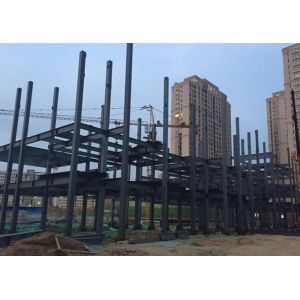 Kindergarten Multi Storey Steel Frame Construction Prefabricated Middle Grey