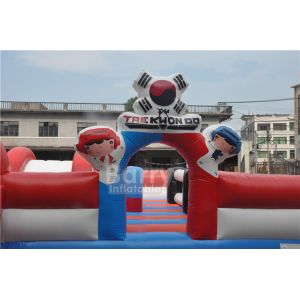 Custom Inflatable Toddler Playground , Special Inflatable Fun City Boxing Bull