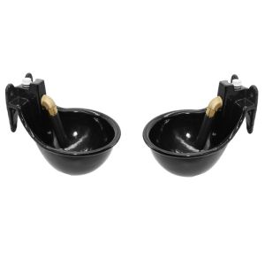 Easy Cleaning Livestock Drinking Bowls With Top And Bottom Water Inlet