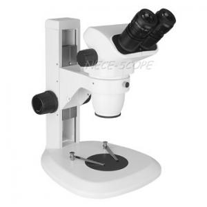 Binocular Compound Stereo Zoom Microscope With 300MM Vertical Sector Base