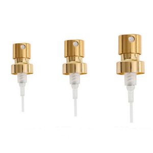 China Customized Metalized aluminum crimp pump powder spray pump 15mm on sale