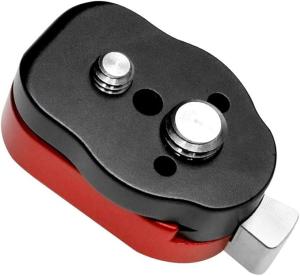 China Alvin's Cables Mini Quick Release Plate Kit with 3/8 1/4 Screws for Camera, Monitor, Tripod, Stabilizer, Gimbal, Monopods, Magic Arm, Flash Bracket, QR Plate System RED-A0122 on sale