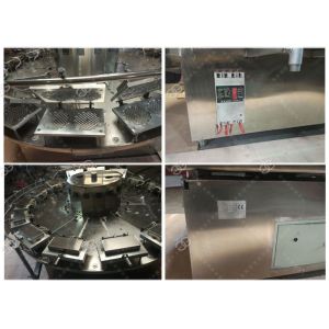 Italian Pizzelle Cookie Baking Machine With Automatic Filling And Manual Picking