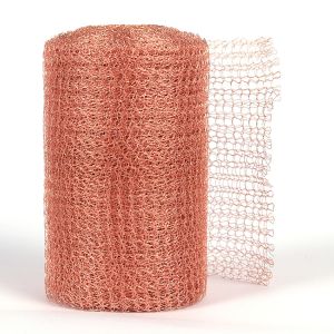 Pure Copper Mesh Rat Rolls Antimicrobial Pest Control Screening 100mm 0.17mm