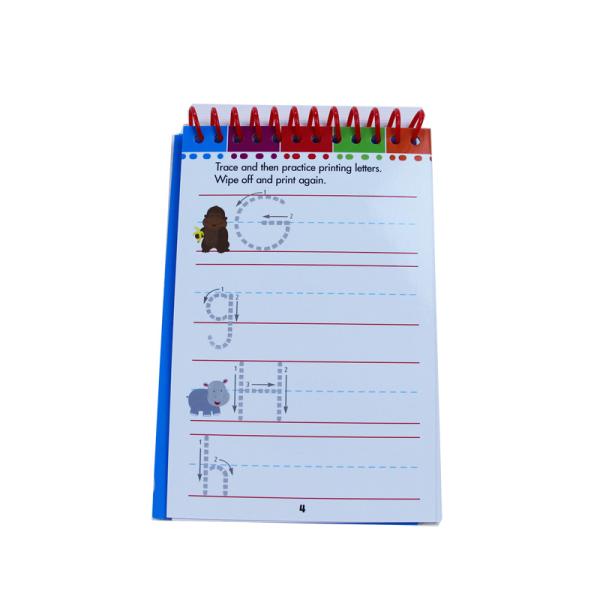 12 Sheets Wipe Clean Workbook Classic Baby Board Books color books shape books shape cards color cards flash cards