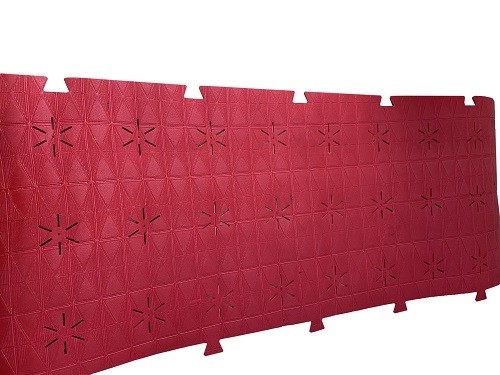 Quality 10 MM Synthetic Turf Underlay Shock Pad With Sunflower Hole For Artificial Grass wholesale