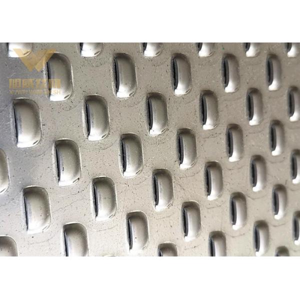 Rainproof Blind 304 Stainless Perforated Sheet Metal Square Louver Punch Plate