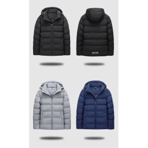 Electric Warm Heated Down Jacket Graphene Usb Charging Washable Coat