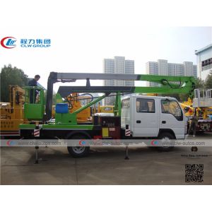 ISUZU 4x2 16M Truck Mounted Aerial Work Platform With Folded Arm