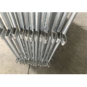 Hot Dipped Galvanized Crowd Control Barriers 1100mmx2500mm width 300gram/sqm hot