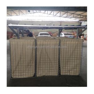 Best Galvanized Welded Wire Mesh Barrier with Square Hole and Beige Geotextile