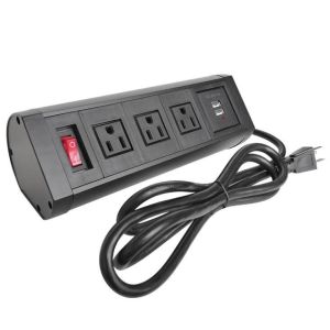 US Standard Power Desktop Socket Quick Charger Clip Table Type 110 - 250V