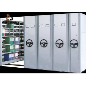 High Density File Storage Systems Easy Assemble Mobile Filing Cabinet System