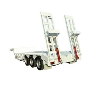 Lowboy Truck Heavy Mechanical Suspension Jost Kingpin Multi Axle Lowbed Semi