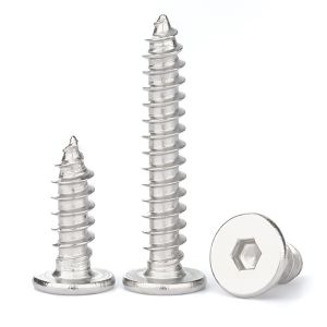 Carbon Steel Self Tapping Screw M4.2 Hexagon Socket Screw Grade 4.8 / 8.8 / 10.9