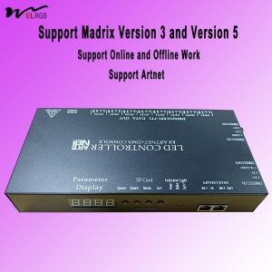 LitePro DLX Layout Supported K8-ARTNET LED Controller for 8192 Pixels and AC110V