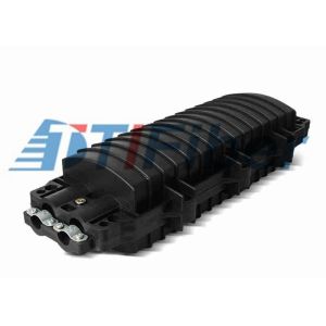 4 Port 24 Core In Line Outdoor Fiber Splice Enclosure For Underground