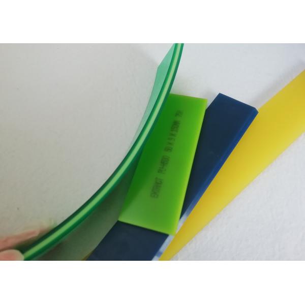 9mm Thickness 75A Silk Screen Squeegee Rubber Green Polyurethane