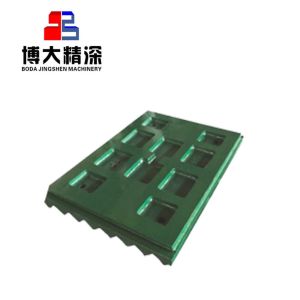 Forging and Machining Process High Manganese Steel Jaw Plate for Durable Wear