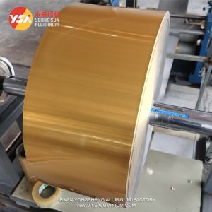 China Factory direct chocolate packaging special food grade golden aluminum foil roll, fresh and moisture-proof on sale