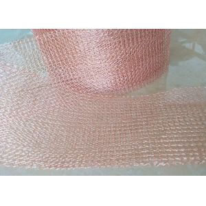 Copper Knitted Wire Mesh 0.018-2.03mm Wire Diameter Non Flammable