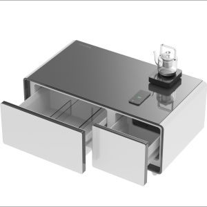 Cheap Smart Refrigerator Modern Style Compressor Mini Coffee Table with Wireless Charging for sale